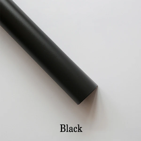 Цветной двусторонний матовый фон для фотосъемки с защитой от морщин ПВХ материал для фотостудии оборудование для фотосъемки - Цвет: Черный