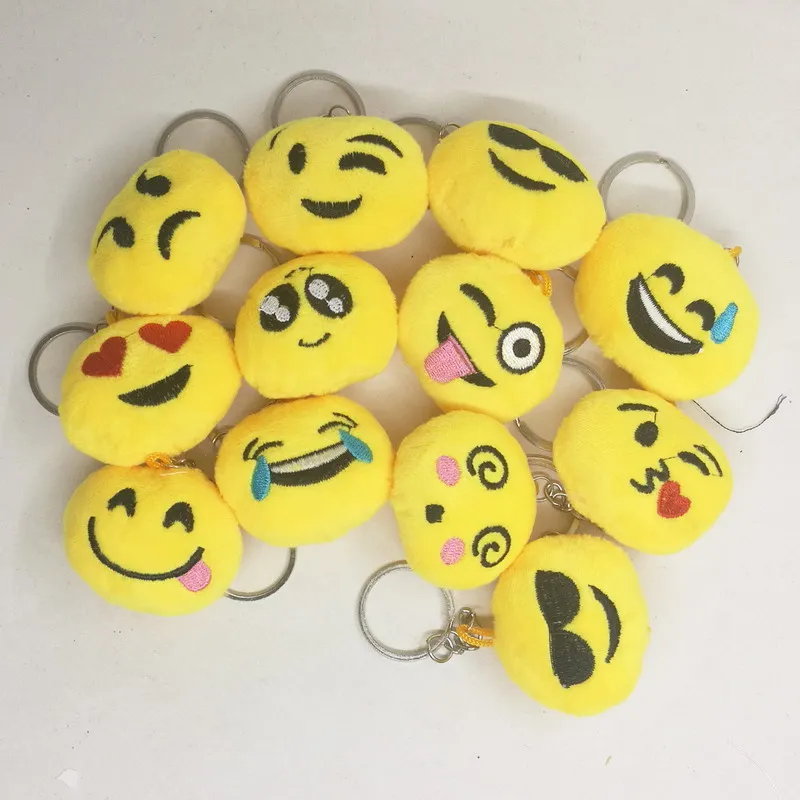 

60pcs Emoji Poop Plush Keychain Birthday Party Favors Supplies Mini Pillows Set,Emoticon Backpack Clips, Goodie Bag Stuffers 5cm