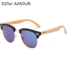 De Madera de bambú Gafas de Sol Anteojos gafas de sol Occhiali da sole Hombres/Mujeres Hecha A Mano diseñador de la marca gafas de sol
