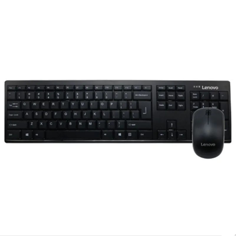 

Free shipping Lenovo wireless keyboard mouse suit KN100 Notebook desktop machine for home office business key mouse suit