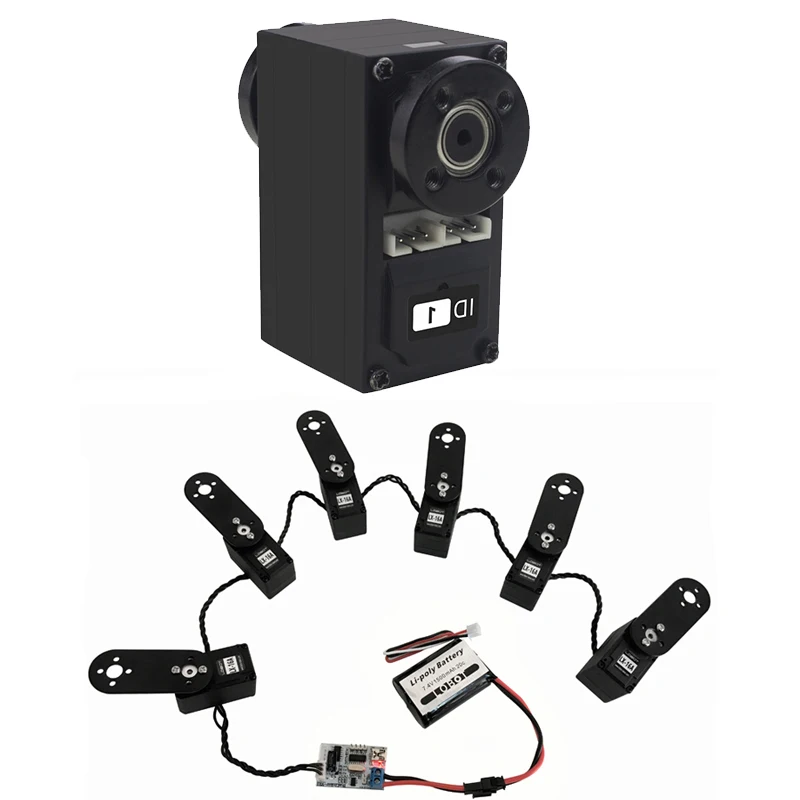 LOBOT шины Micro Servo LX 15D Мотор металла Шестерни ttl USB отладки Пульты дистанционного