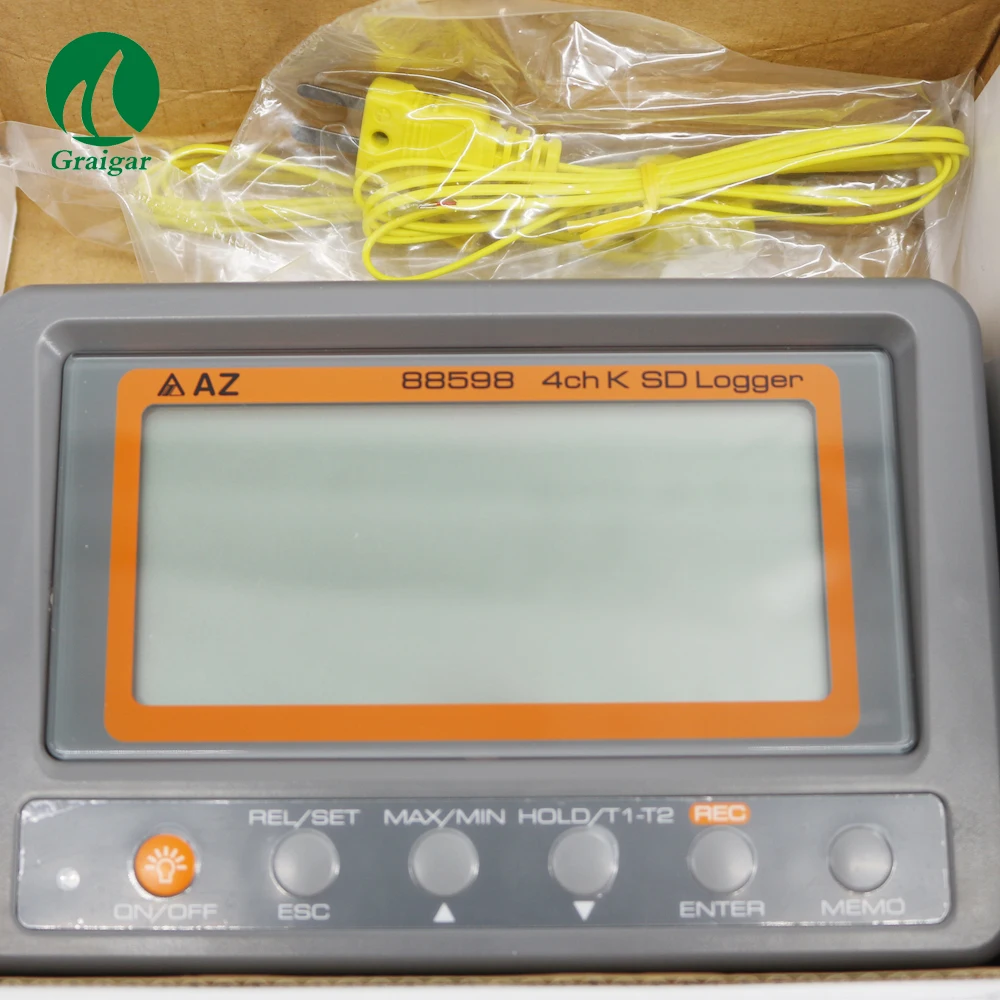 

AZ88598 4 Channel k Type Thermocouple to Use at Once Logger Temperature Recorder