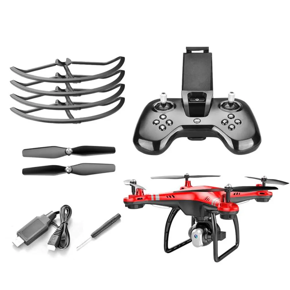 Регулируемый X8 RC Дрон HD камера выносливость 18 мин вертолет g сенсор 360 градусов