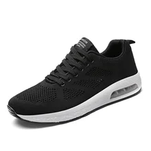 Men’s Running Shoes Mesh Breathable Flyknit Outdoor Sport Boys Sneakers 2017 Summer EU39-44 M03448