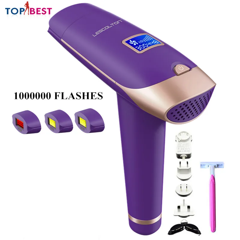 Лазерная IPL Перманентная Машинка для удаления волос, Триммер бикини для ног и тела, фотоэпилятор для женщин, Эпилятор Depilador - Цвет: 2