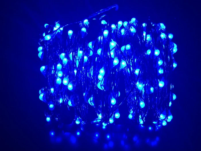 50 M 500 светодиодный серебристый Медный провод светодиодный Звездное Строка Рождественские огни свадебная фея гирлянды наружной отделки с 12