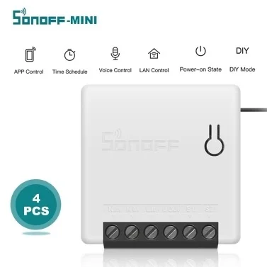 Itead Sonoff MINI DIY Smart Switch Small Body Remote Control Wifi Switch Support An External Switch - 4000013739090  Itead Sonoff MINI DIY Smart Switch Small Body Remote Control Wifi Switch Support An External Switch - 4000013739090