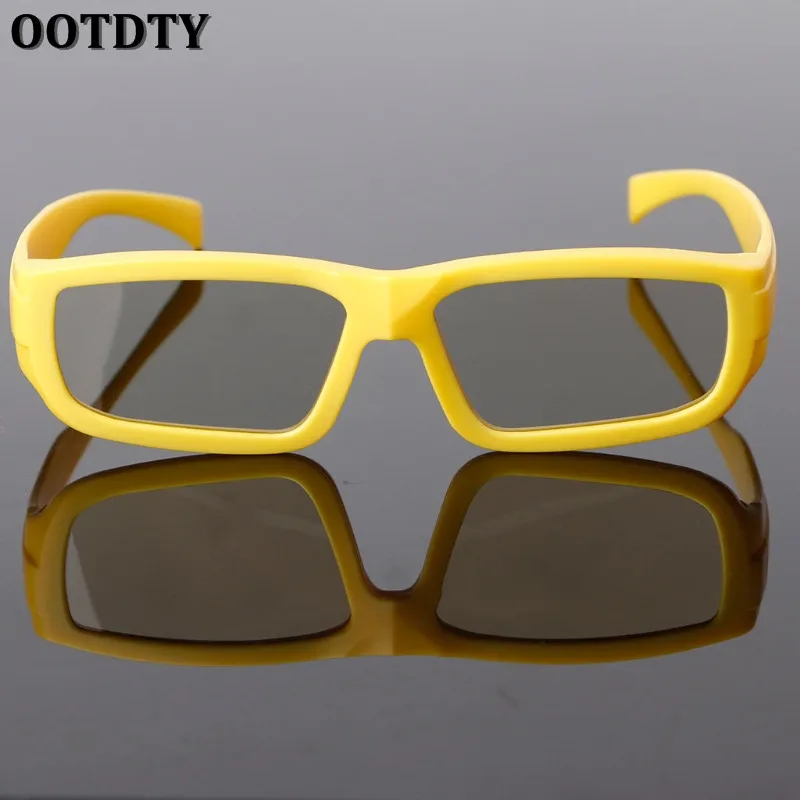 1pcs New OOTDTY 3D Glasses Children Size Circular Polarized Passive 3D Glasses For Real D 3D TV Cinema Movie