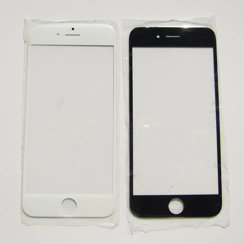 Передняя внешняя стеклянная линза запасные части для iPhone 7 5 5S 4 4S 6 6S Plus сенсорный экран ремонт