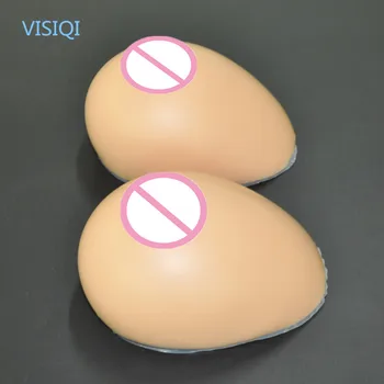 

1 Pair 2800g 46E/48D/50D cup Silicone Artificial Fake False Breast Boob 8XL size crossdress silicone breast forms