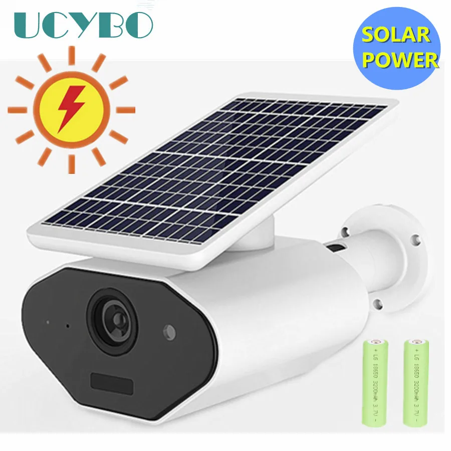 Wifi macchina fotografica del ip di energia solare 1080 P HD wireless outdoor impermeabile audio ni
