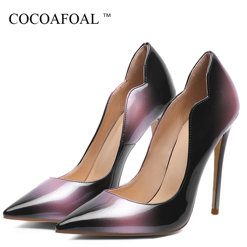 COCOAFOAL Sexy Women's High Heels Shoes Woman Wedding Pumps Plus Size 33 - 43 Fashion Sexy Party Pointed Toe Pumps Stiletto 2019 COCOAFOAL Sexy Women's High Heels Shoes Woman Wedding Pumps Plus Size 33 - 43 Fashion Sexy Party Pointed Toe Pumps Stiletto 2019