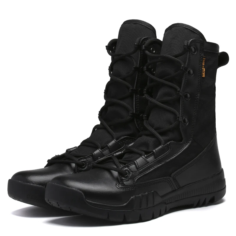 Модные уличные армейские ботинки; мужские военные ботинки из микрофибры; армейские ботинки; сезон лето-зима; ботинки-дезерты; размеры 38-45