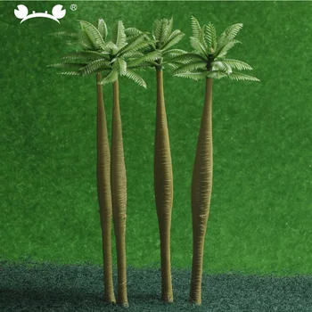 

40Pcs 1:75 1:120 1:200 Scale Plastic Model Trees Artificial Coconut Palm Trees Rainforest Forest Beach Seaside Scenery Layout