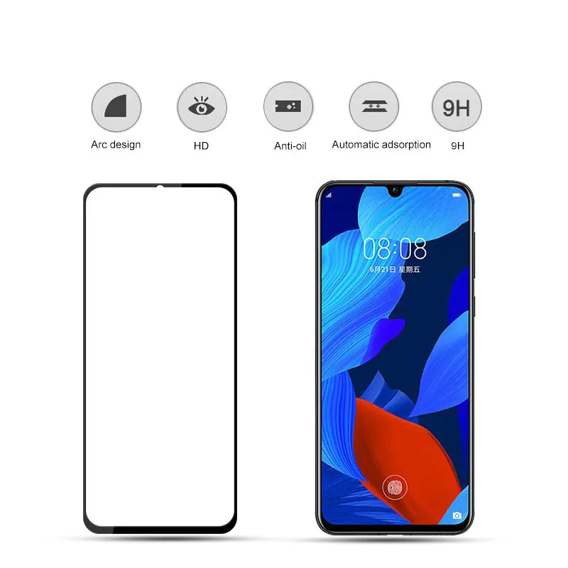 Для Huawei nova 5 nova5 9D 6D 5D полное клеевое покрытие закаленное стекло Защита экрана для