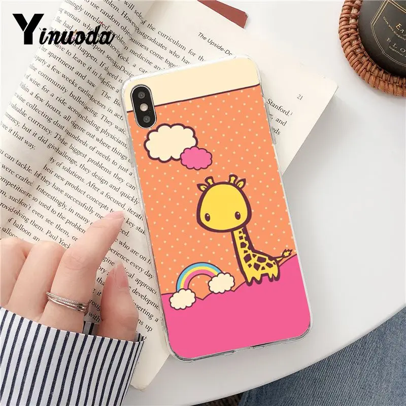 Flying Shark And Giraffe Funny Cartoon