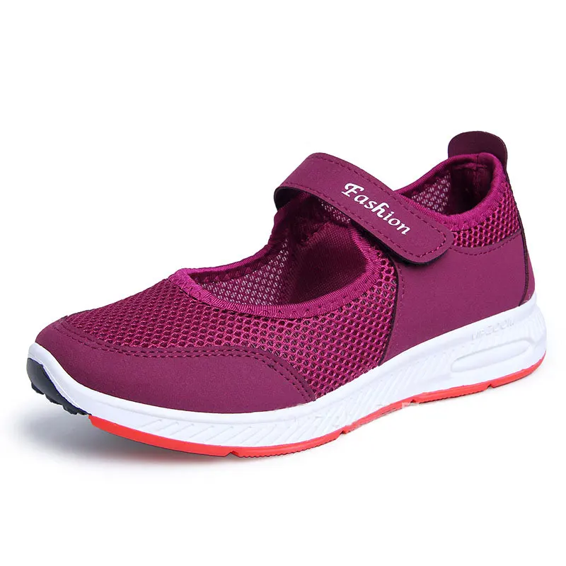 

Discount Women's Shoes Summer Spring 2018 Sneakers Flat Casual Shoes Woman Mesh Loafers Breathable and Lightweight Espadrilles