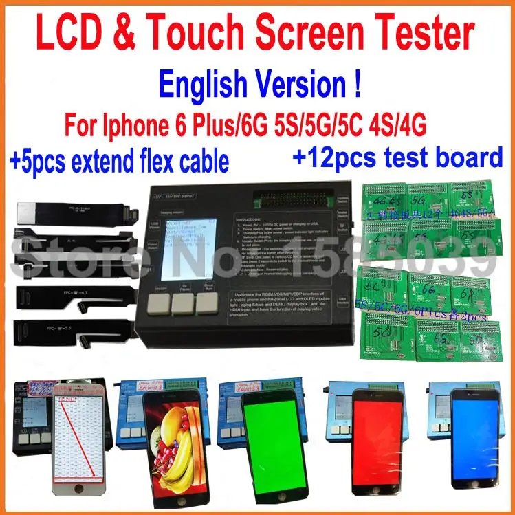 

2016 LCD Tester for iPhone 4 4S 5 5C 5S 6 6 Plus Touch Screen Display Digitizer Repair Separator Machine Tool Kit Set