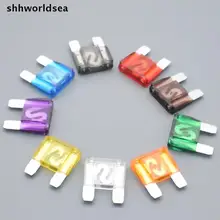 Shhworld Sea 100 шт. 29 мм maxi Ассорти автомобилей лезвие предохранитель авто Караван грузовик предохранители для джипа 20A30A40A50A60A70A80A100A120A maxi смешанные