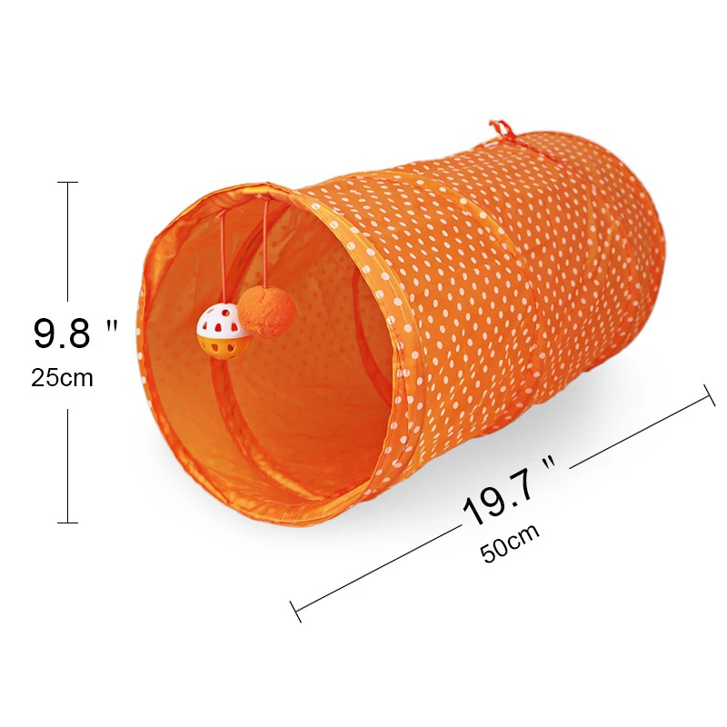 Складной кошка игрушка «туннель» 2 отверстия кошка играть трубы шары товары для домашних животных, собаки кролика Забавный Туннель трубы обучение Acessórios