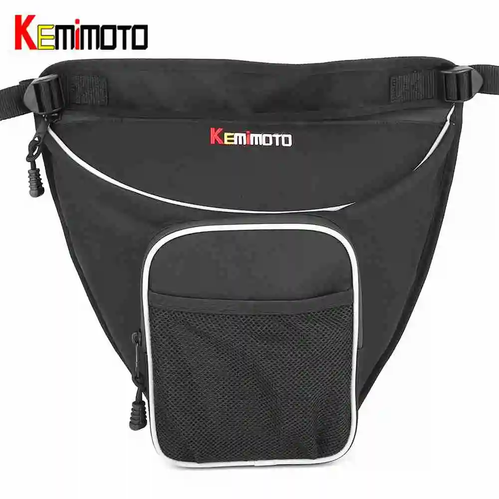 

UVT Door Bag Side Storage Bag Knee Pad + Cab Pack Holder Storage Bag for Can-Am Commander 1000 4x4 for Polaris RZR XP 1000