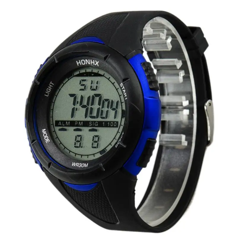 

Luxury Men Analog Digital Military Army Sport LED Waterproof Wrist Watch simple casual male watches leisure gentlemen bracelet