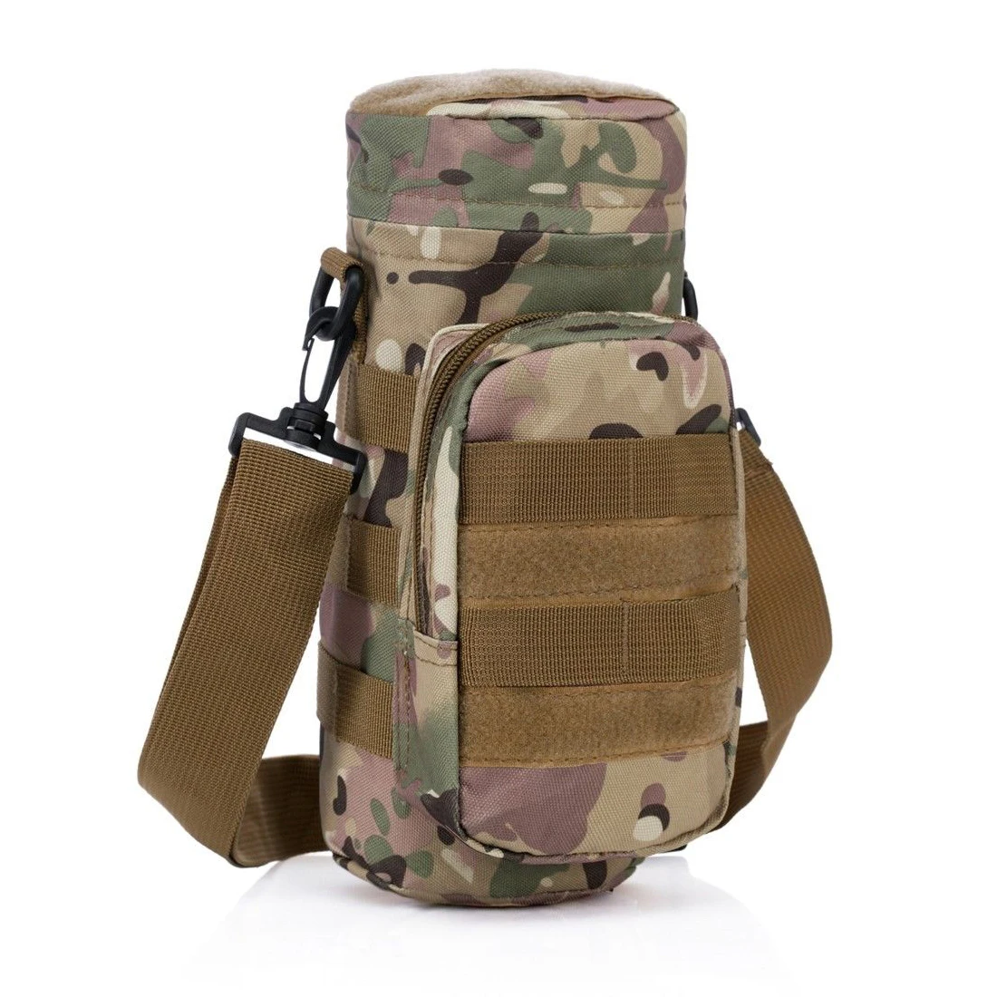 Outdoor Militray Tactical MolleZipper Water Bottle Pouch Bag Carrier