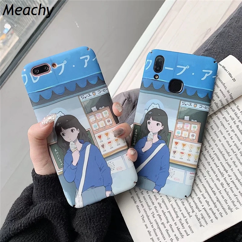 Чехол для телефона Meachy Japanese Girl Для Huawei P30 P20 Pro Lite Honor 10 9 8X P10 Plus Mate 20 Матовый Жесткий