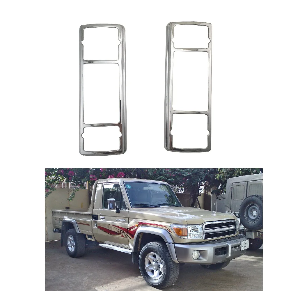 Для Toyota Pickup Land Cruiser FJ70 FJ79 ABS хромированные аксессуары накладка на заднюю лампу