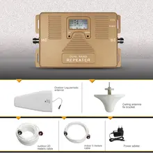 Best Quality!DUAL BAND 850/1900mhz GSM 2G 3G Smart large coverage cell phone signal booster mobile signal repeater amplifier kit