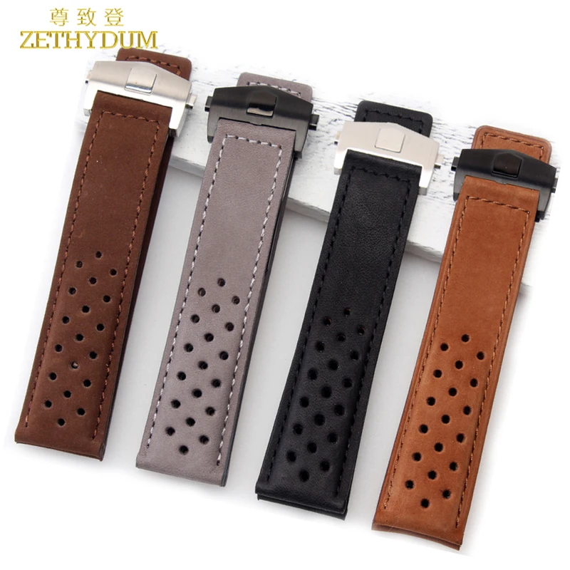 watchband Genuine leather bracelet watch strap mens wristwatches band fold buckle Nubuck 22mm watchbands wristband accessories watchband Genuine leather bracelet watch strap mens wristwatches band fold buckle Nubuck 22mm watchbands wristband accessories