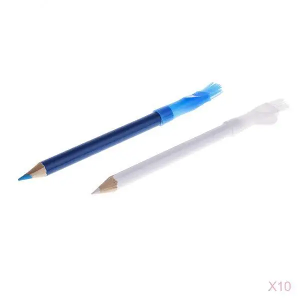  20Pcs Dual Heads Tailors Chalk Pen Pencil with Brush For Sewing Dressmakers DIY Craft Markers Pens