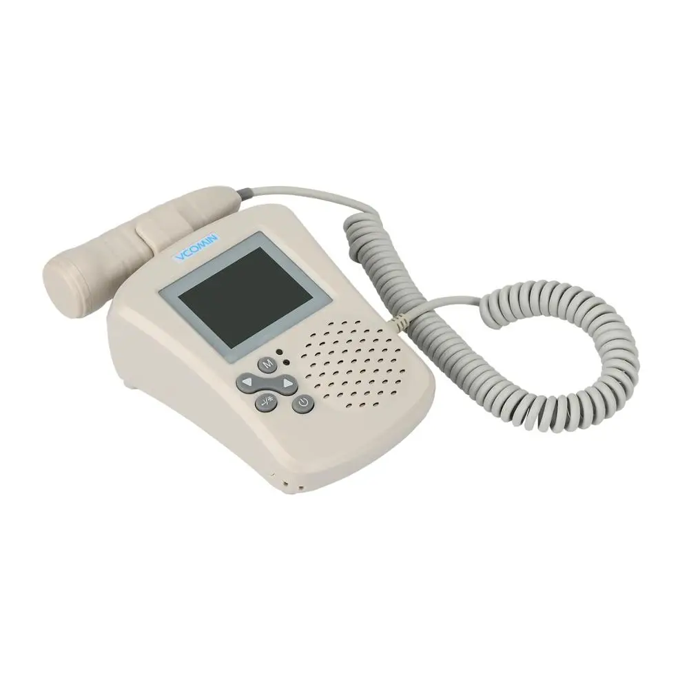 Vcomin Fetal Doppler hand-hold Pocket portable sound Baby heart pregnancy Ultrasound fetal doppler 