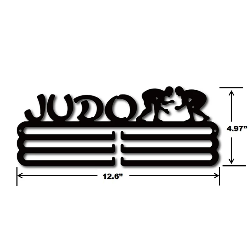 Дзюдо медаль Вешалка вешалка для спортивных медалей для дзюдо держатель медалей на 30+ медали