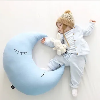 

Super Soft Newborn Photography Pillow 75cm*75cm Baby Sleeping Pillows Moon Cushion
