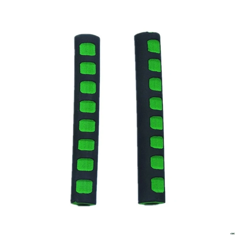 Крышка ручки для детской коляски, рукав для тележки из вспененного материала EVA, мягкие защитные ручки для подлокотников, аксессуары высокого качества - Цвет: Зеленый