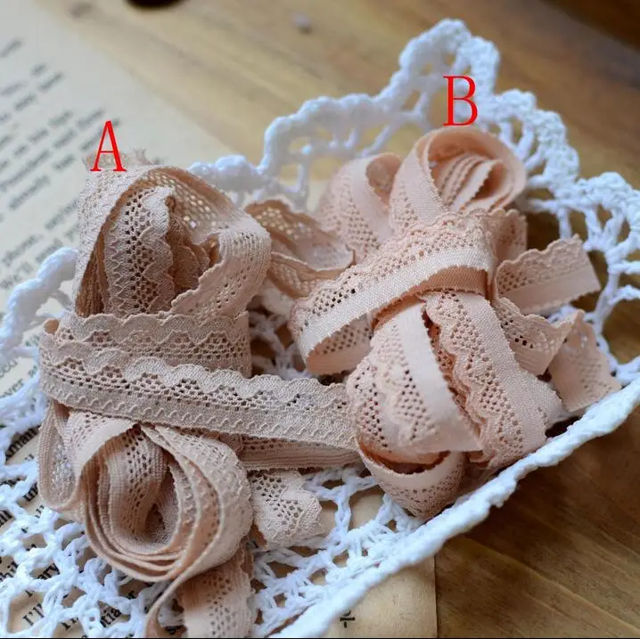 

6 Meters/lot 1.1cm Width High Quality Lace Trim for Underwear Diy Sewing Garment Lace Ribbon Lace Rubber
