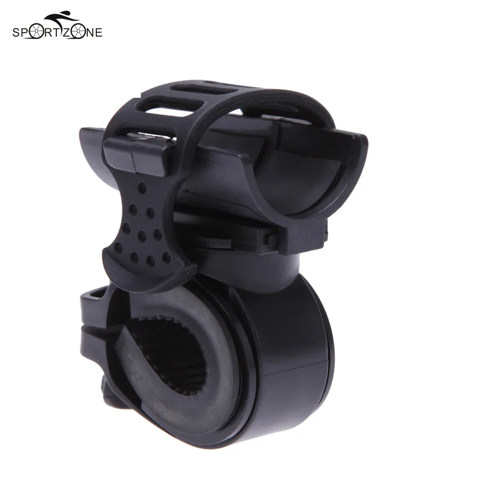 Top 360 Degree Swivel Bicycle Flashlight Torch Mount Rubber LED Head Front MTB Light Holder Clip For Diameter 28-40mm Bike Accessory 1 Top 360 Degree Swivel Bicycle Flashlight Torch Mount Rubber LED Head Front MTB Light Holder Clip For Diameter 28-40mm Bike Accessory 1