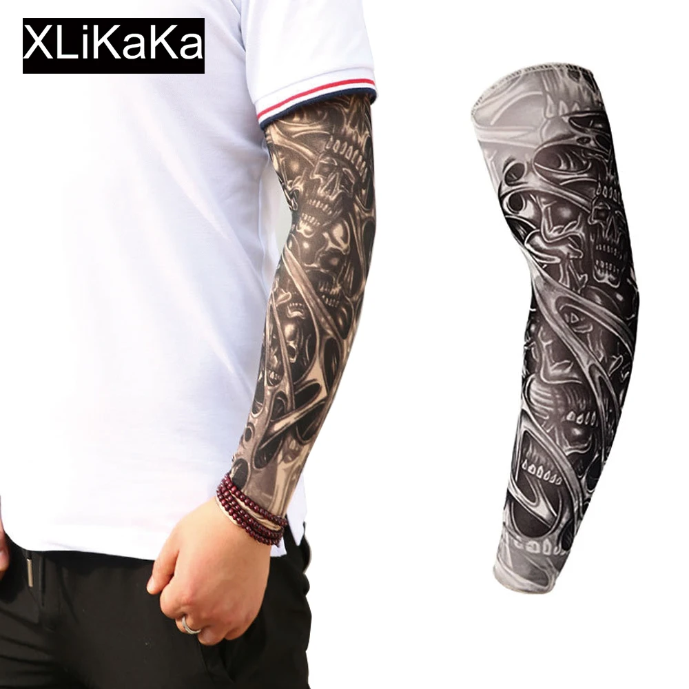 

Sleeve Tattoo Fashion Anti-Sunshine Unisex Temporary Fake Tattoo Arm Leg Sleeves for Party or Outdoor Activity