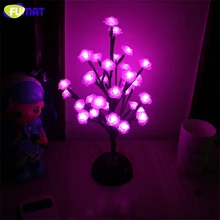 Фумат, розовое дерево, ночные светильники, новинка, цветущее дерево, лампа, светодиодный светильник, украшение для дома, внутреннее освещение, розовые/белые ночные лампы