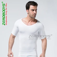 Идеально подходит бесшовный 3d V воротник формирователь тела нижнее белье для мужчин