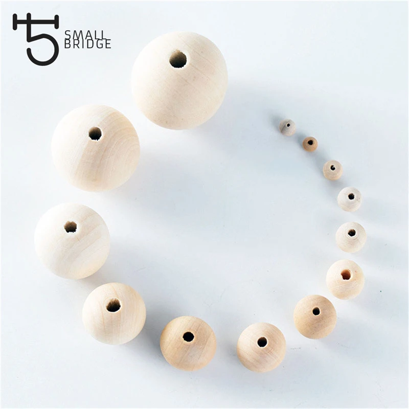Unfinished Wooden Beads (4)