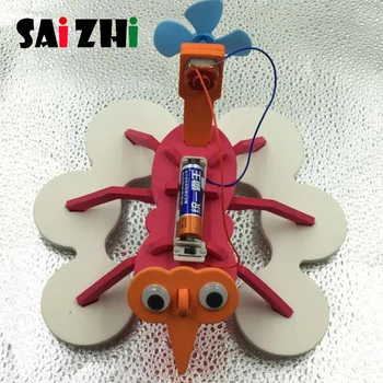 

Saizhi Electric Water Spider Robot Model Kits DIY Educational Science Toys for Children Experiment Assembly Toy for Kids SZ33e5