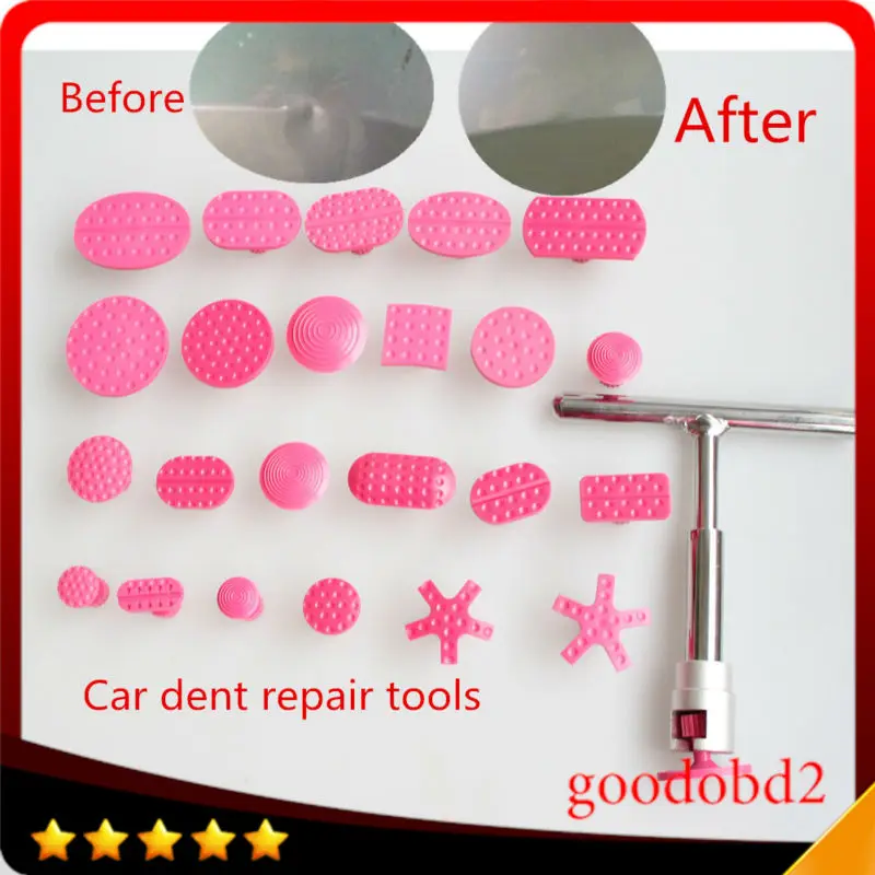 

25PC/set High PDR Glue tabs Professional vehicle Dent Tabs PDR Tools T Bar Paintless Dent Repair Tools Dent Removal Panel Beater