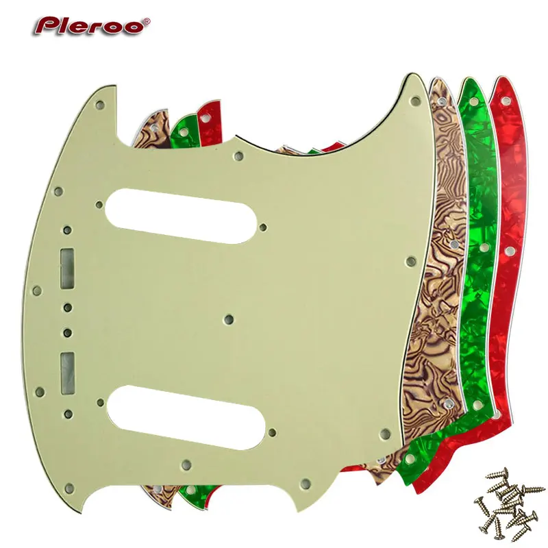 

Pleroo Custom Guitar pickgaurd Scratch Plate - For US Mustang Guitar Pickguard Scratch Plate