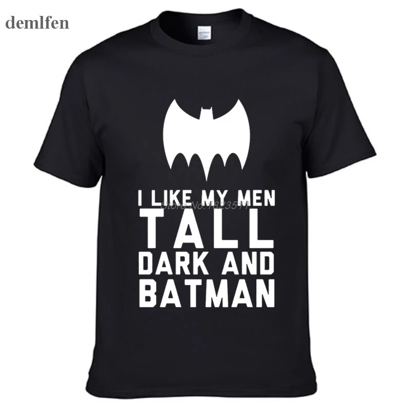 Tall Dark And Handsome New Fashion Men's T-shirts Short Sleeve Tshirt Cotton T Shirts Man Clothing Cool Tops Tees
