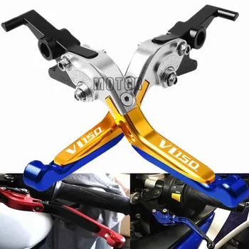 

Motorcycles Adjustable Extendable Folding CNC Aluminum Brake Clutch Levers Handle Grips For Suzuki VL 150 VL150 1999-2005 2006