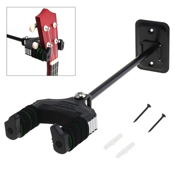 

Instrument Hanger Hook Holder Guitar Wall Mount Stand for Acoustic Electric Guitar Bass Ukulele Violin Banjo Neck Support