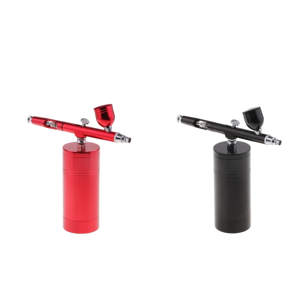 Dual Action Airbrush Air Compressor Kit Craft Cake Paint Arts Spray Set Garden Supplies