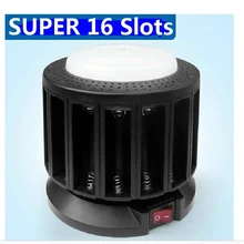 KENTLI супер 16 слотов уникальное многофункциональное зарядное устройство+ аварийная лампа для KENTLI 1,5 в AA AAA литиевая батарея аккумуляторная батарея